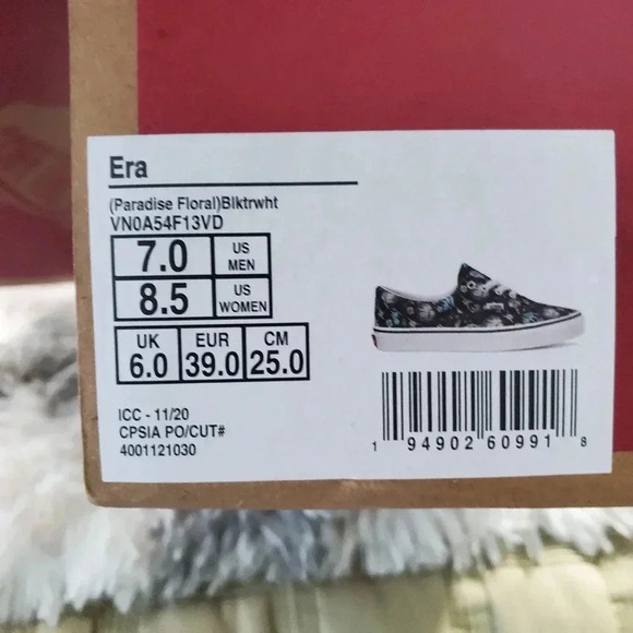 Vans Paradise Floral 💐🌹🌸 ERA - Picture 3 of 13